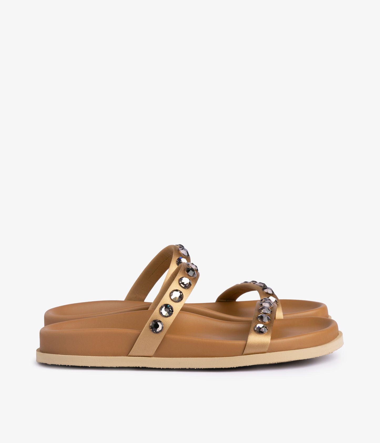 doyel / brulee satin-greige