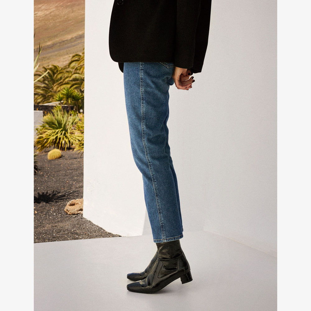 encina / black gloss stretch