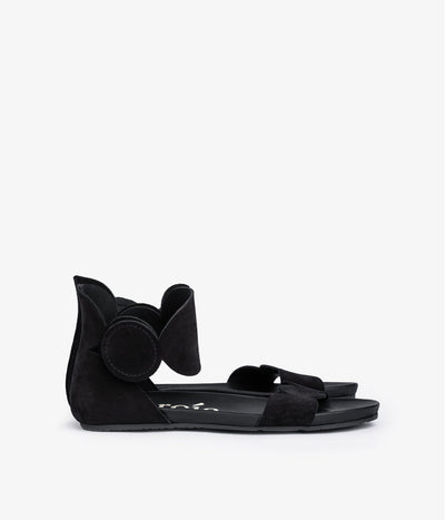 suede black fussbett sandal joed pedro garcia essentials 1