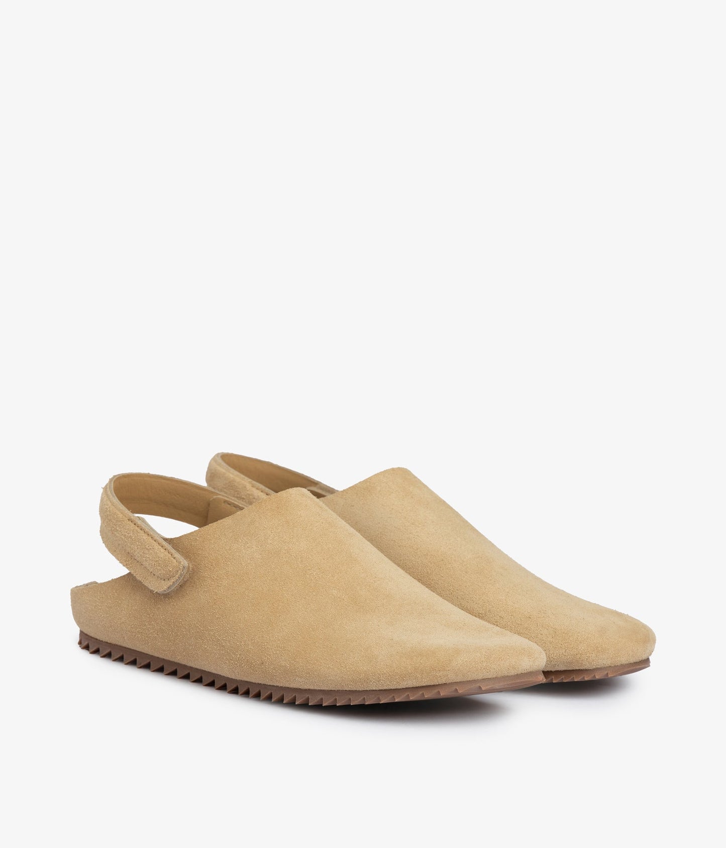 clog beige suede velcro closure bely aw25 pedro garcia 1