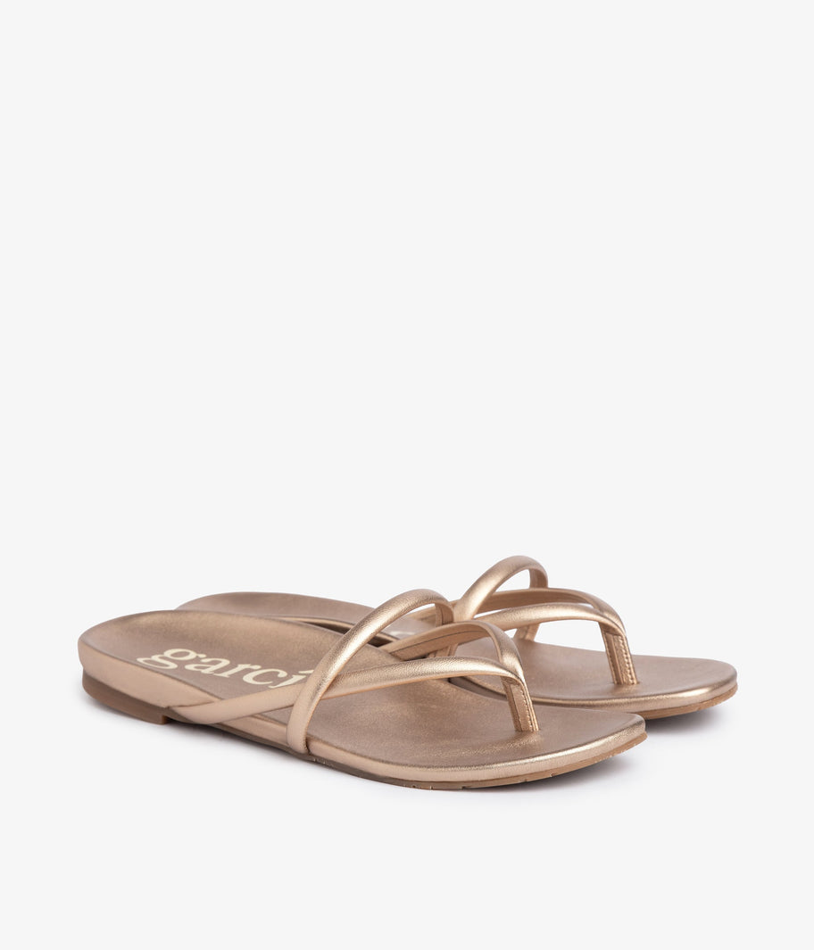 criss cross sandal metallic leather belany aw25 pedro garcia 1