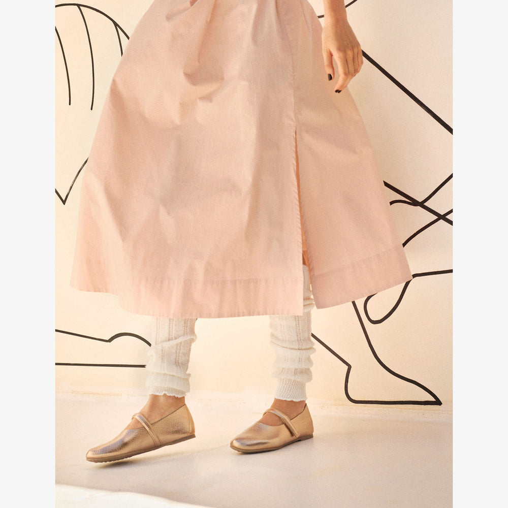 alisa / rose gold cervo lame