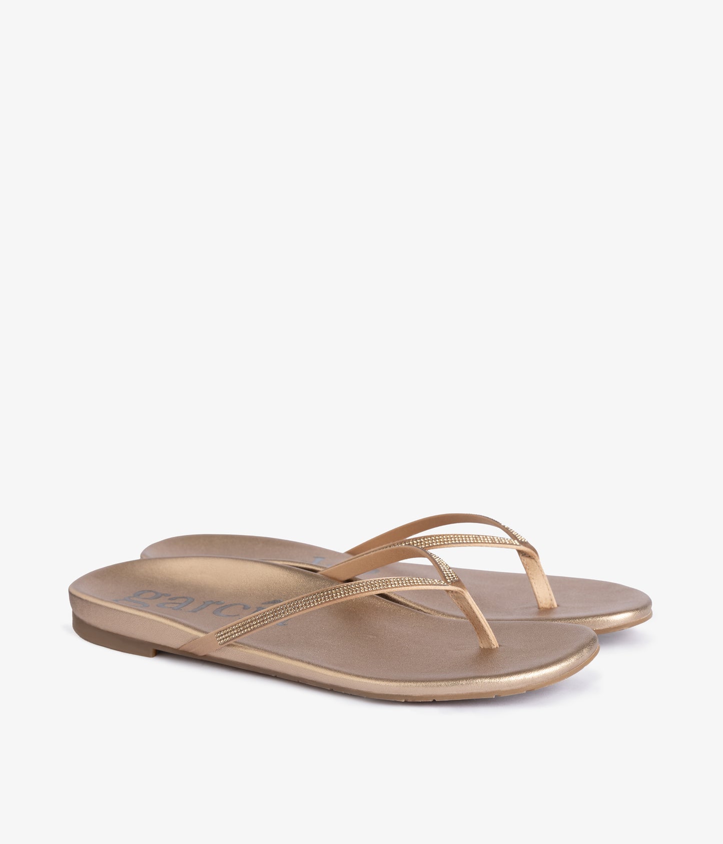 brinlee / rose gold nappa lame