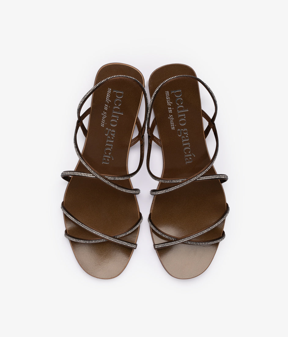 esme / nutmeg satin