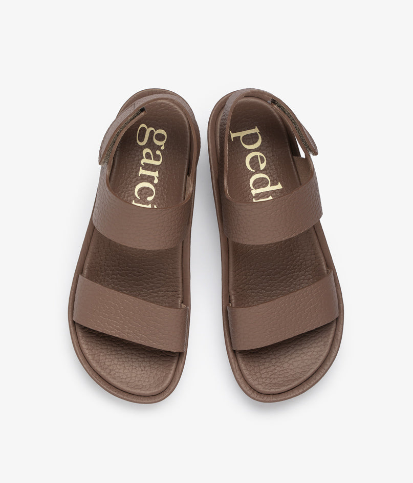 fussbetss sandal grey leather lacey aw25 pedro garcia 