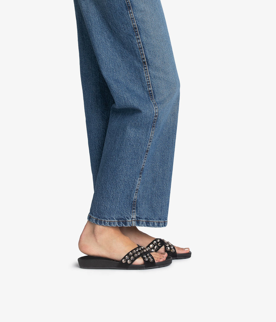 fussbetts sandal black suede crystals analis aw25 pedro garcia 2