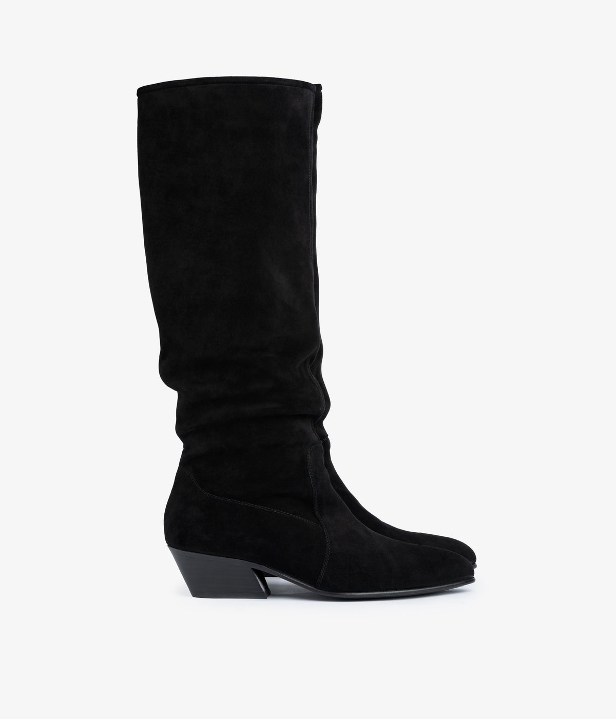 helle / black bessie suede