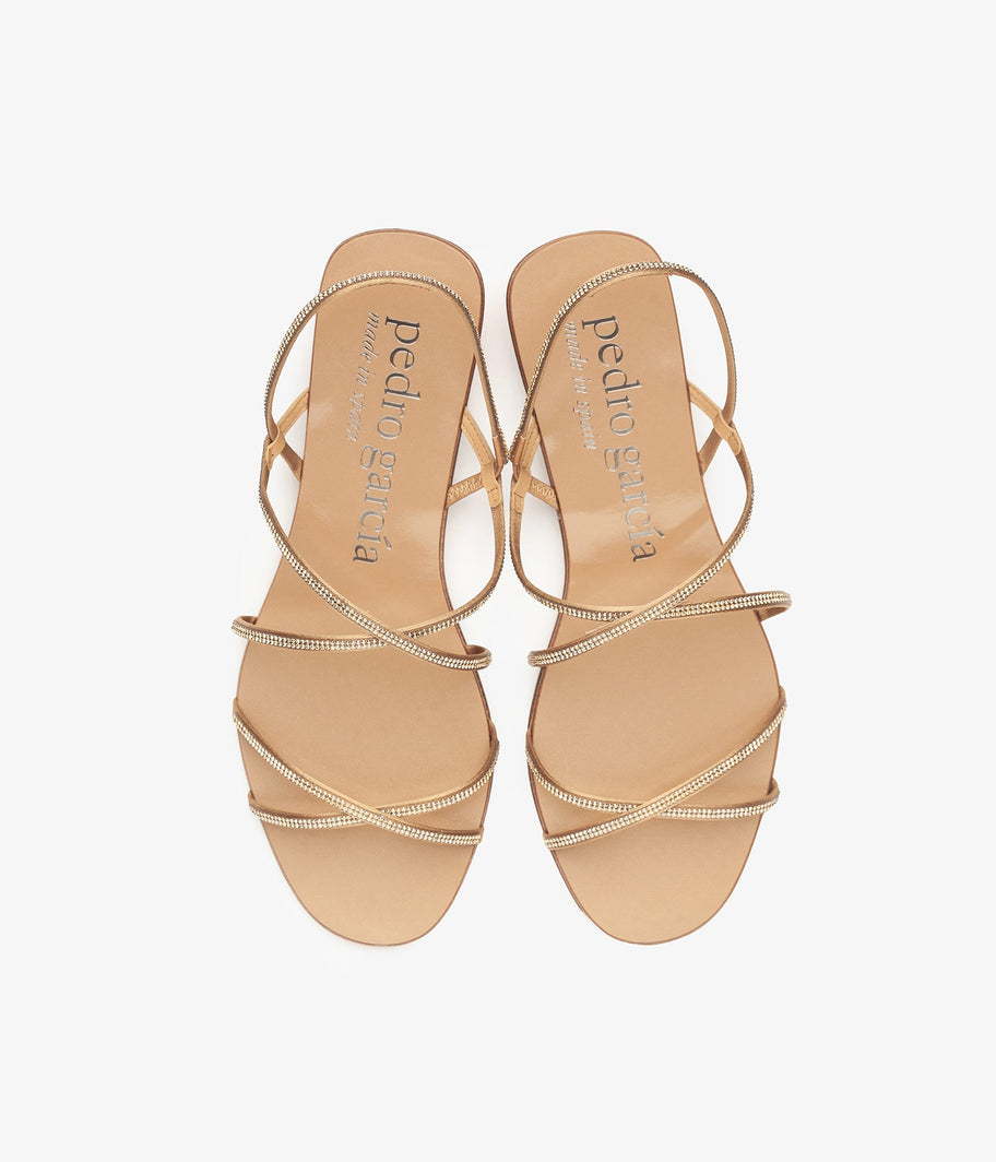 pedro garcia crystal sandal metallic esme ess 4
