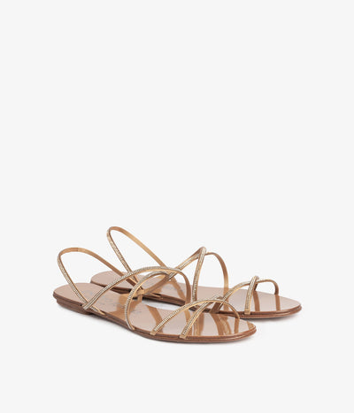 pedro garcia crystal sandal metallic ore esme ess hover