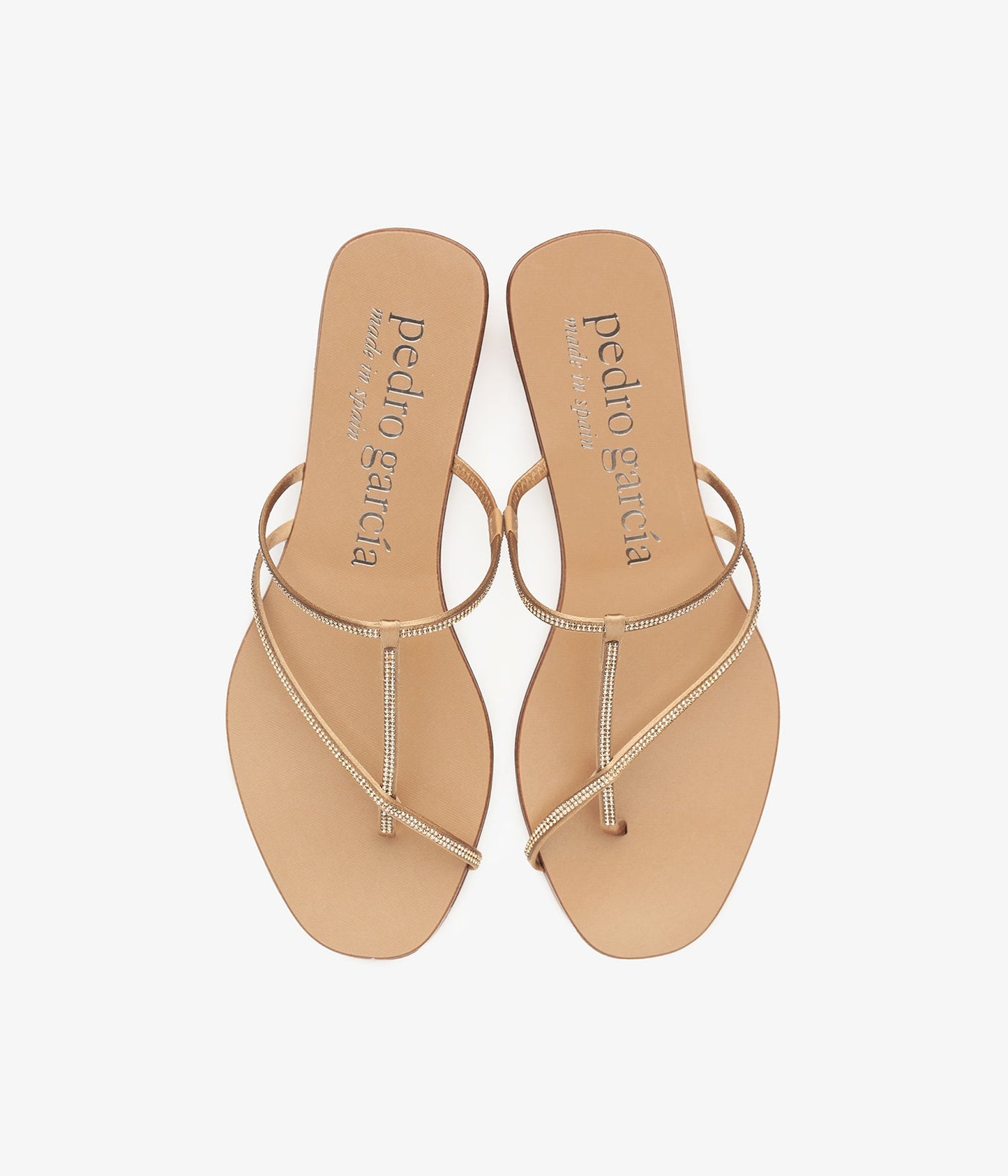 pedro garcia flip flop crystal satin ore sandal ess 3