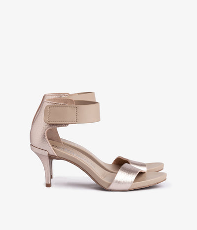 pedro garcia midi metallic beige sandal ess 2