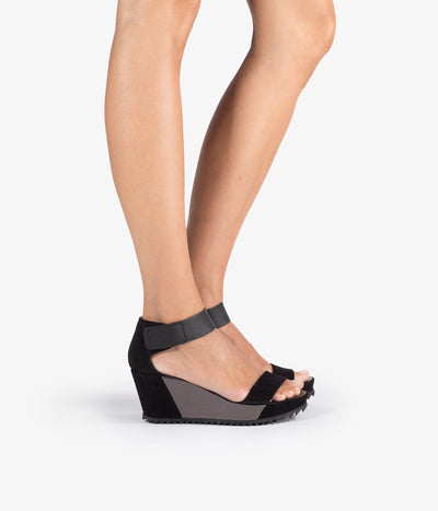 pedro garcia quarter back wedgesuede black fidelia w23 2