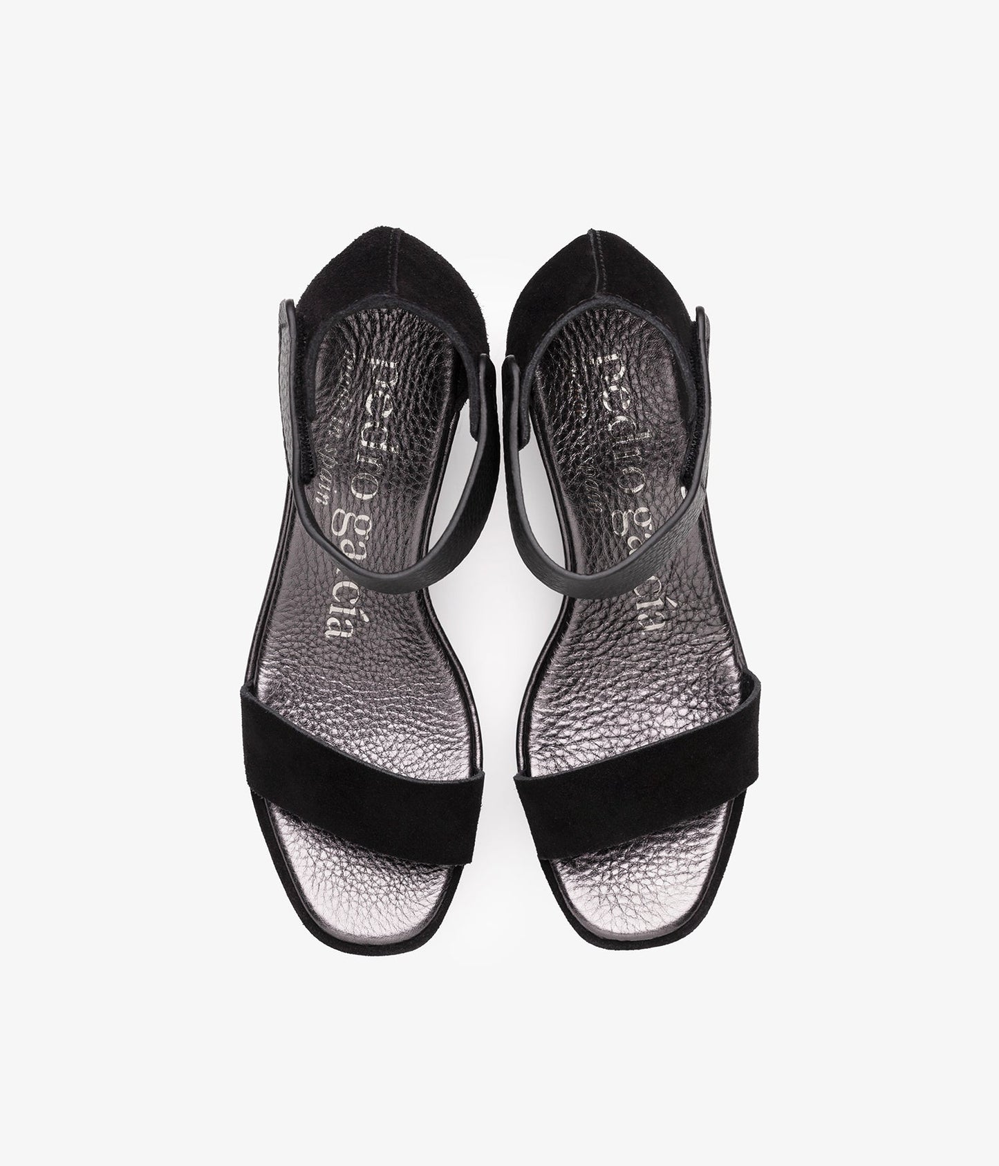 pedro garcia quarter back wedgesuede black fidelia w23 3