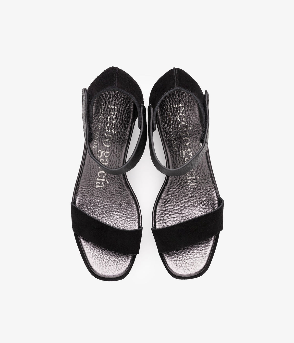 pedro garcia quarter back wedgesuede black fidelia w23 3