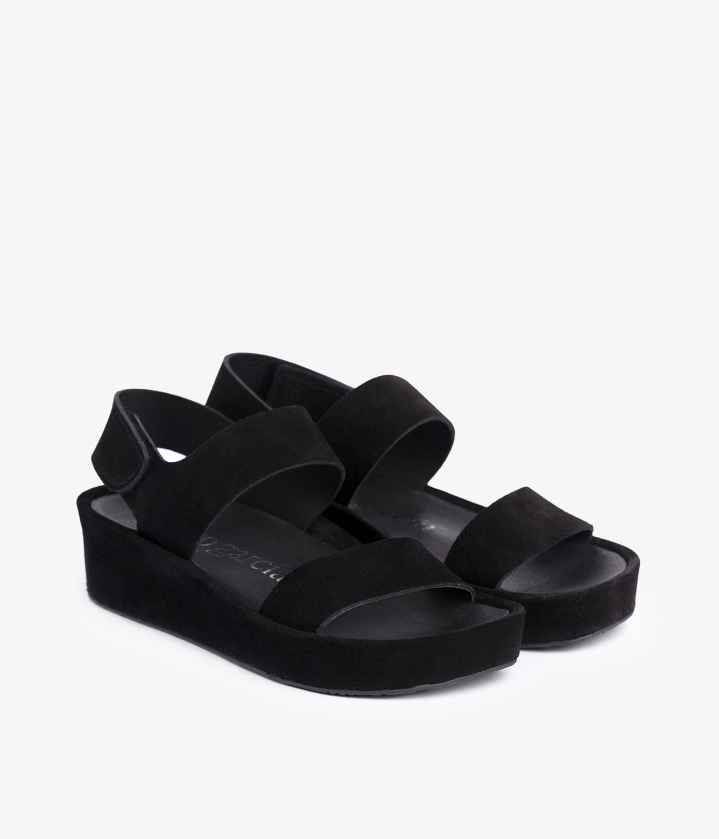 pedro garcia slide flatform sandal beige black lacey ess 1