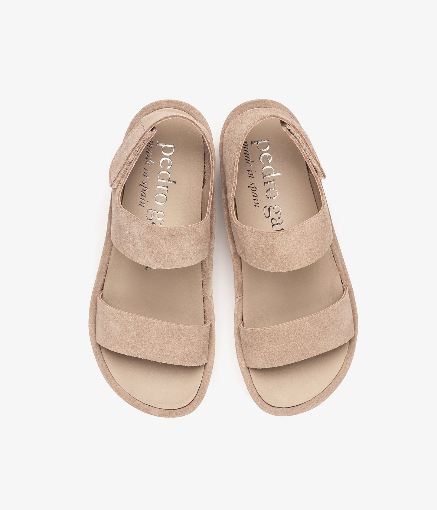 pedro garcia slide flatform sandal beige suede lacey ess 3