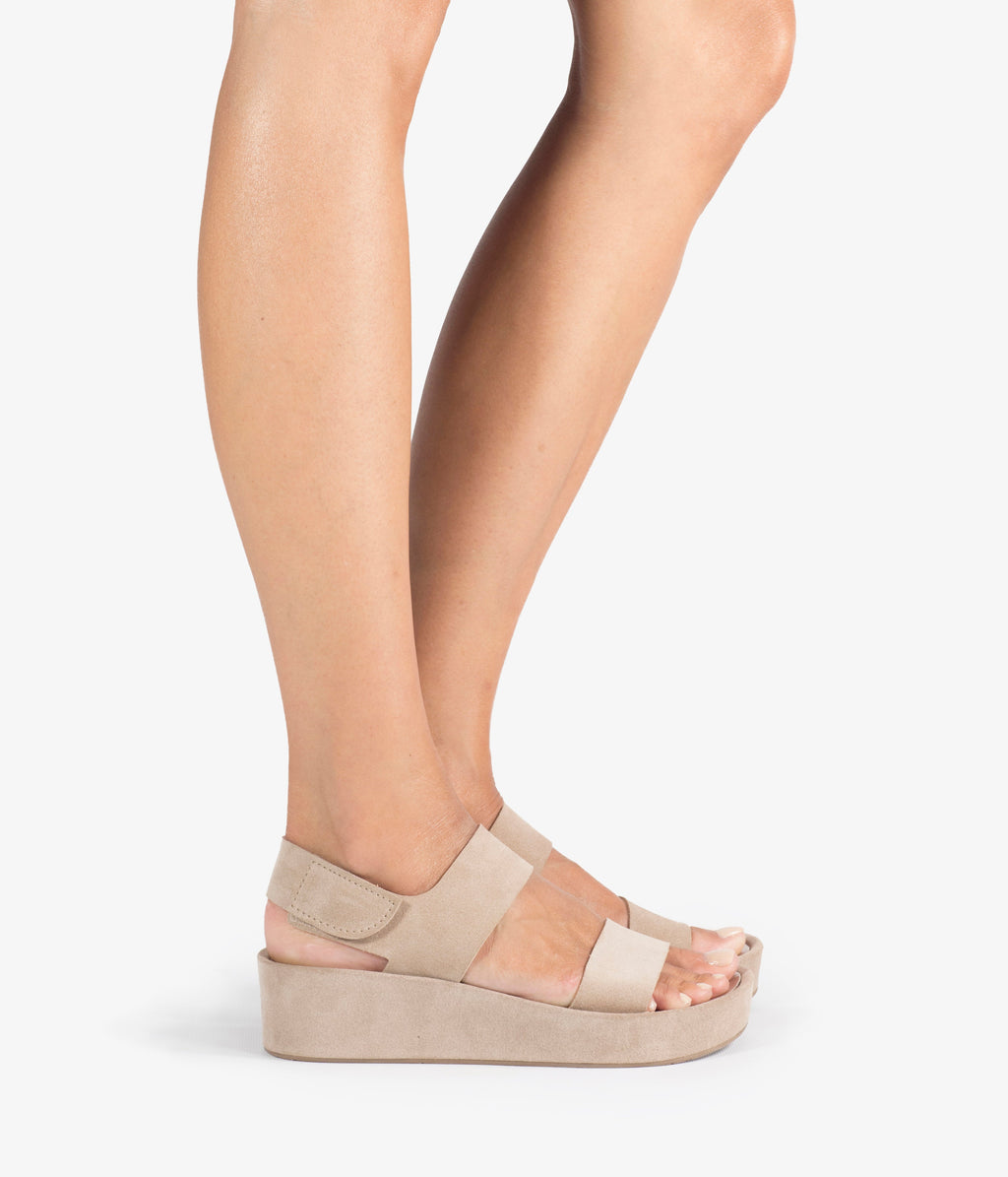 pedro garcia slide flatform sandal beige suede lacey ess 5