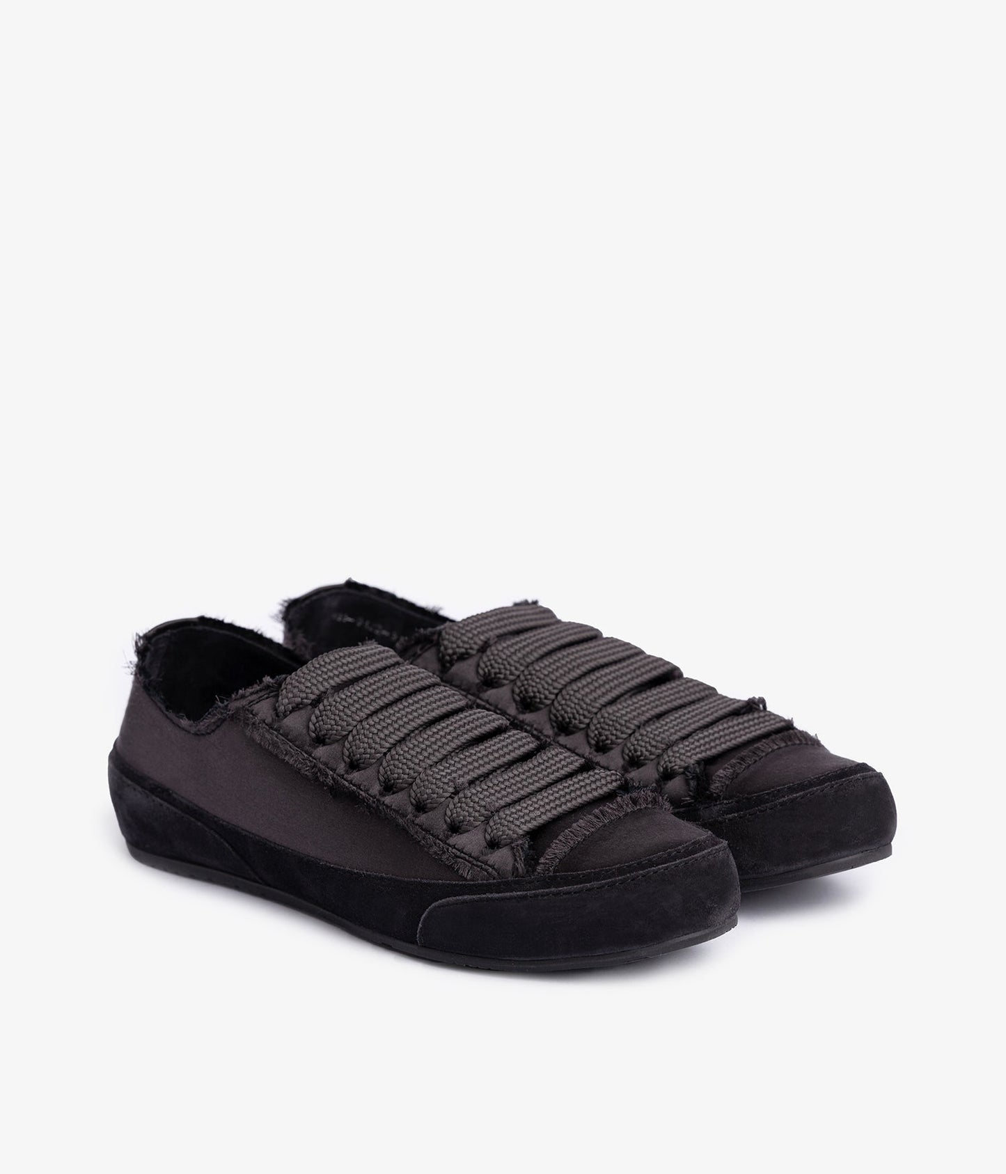 pedro garcia sneaker black tonal silk satin parson ess 2