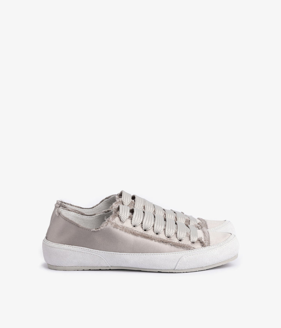 pedro garcia sneaker grey silk satin parson aw23 ess grid