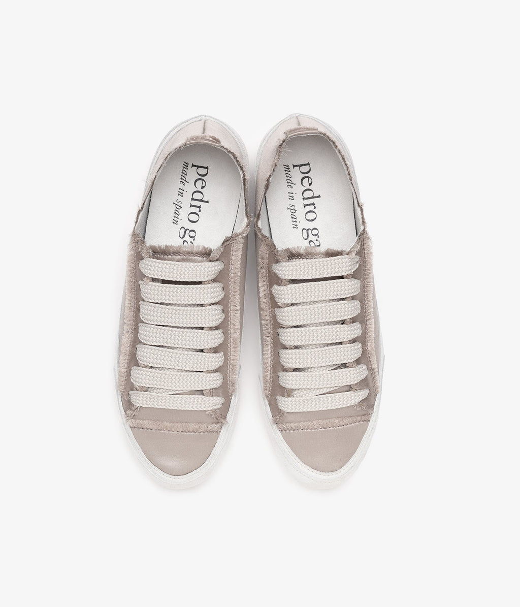 pedro garcia sneaker grey silk satin parson ess 3