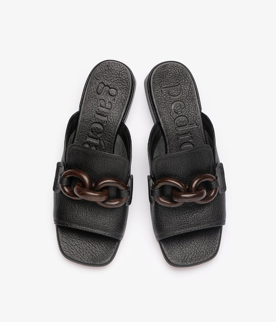 sandal black leather enna pedro garcia 4