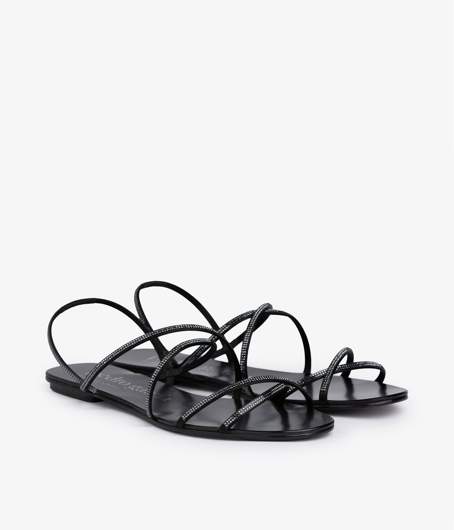 sandal crystals swarosky black esme pedro garcia 1