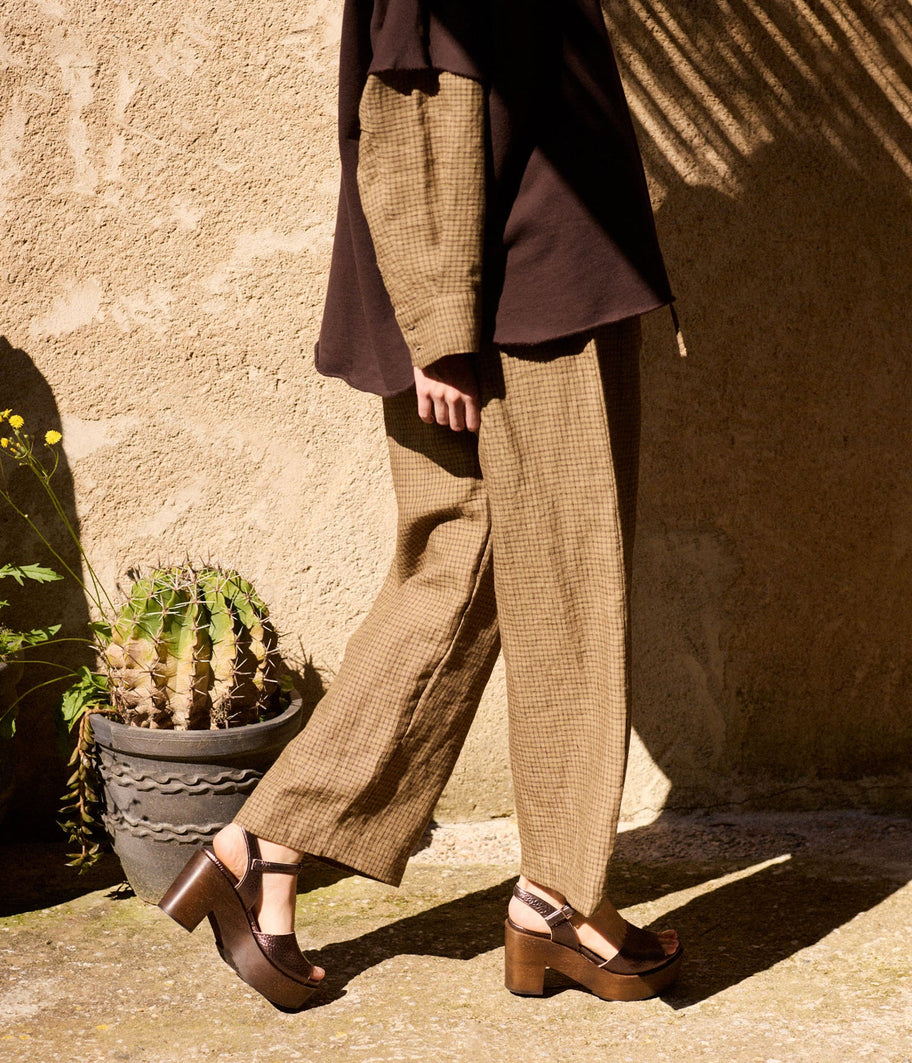 sandalia cuna madera piel metalizada danila aw25 pedro garcia 7