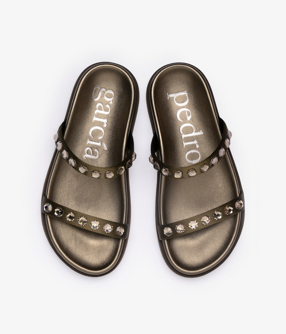 doyel / olivade satin-greige