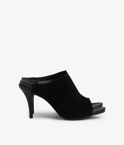 slide heel sandal black suede yoko aw25 pedro garcia 1