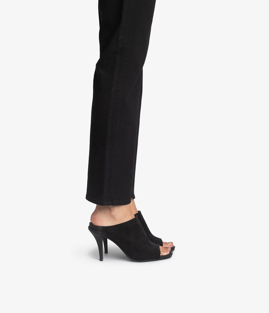 slide heel sandal black suede yoko aw25 pedro garcia 1