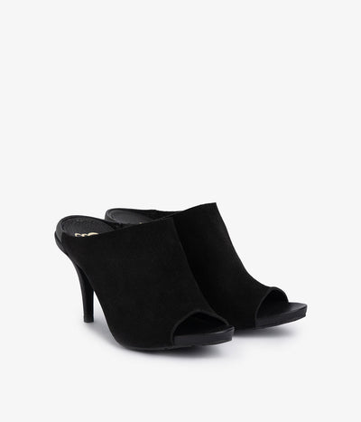 slide heel sandal black suede yoko aw25 pedro garcia 1