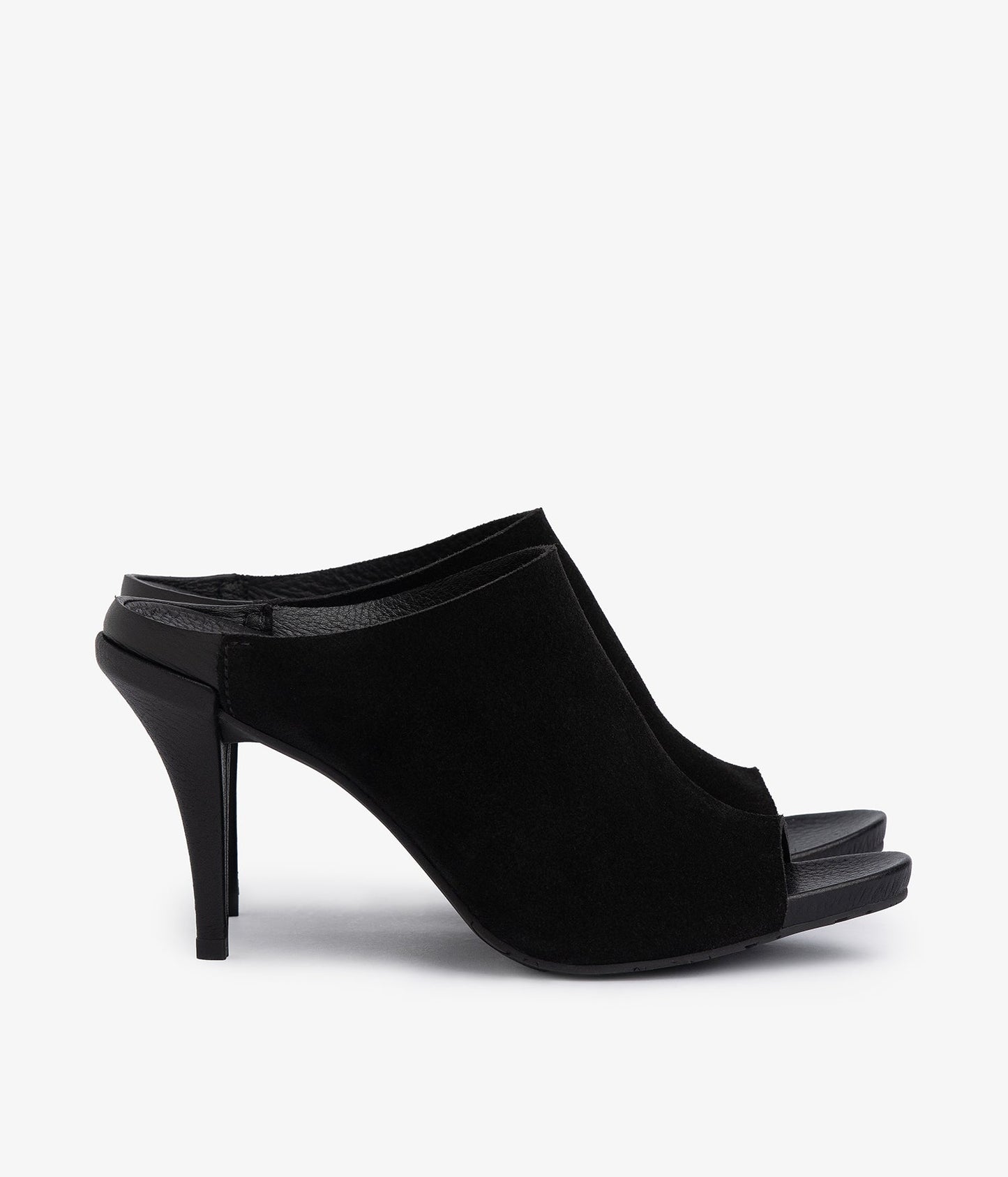 slide heel sandal black suede yoko aw25 pedro garcia 3