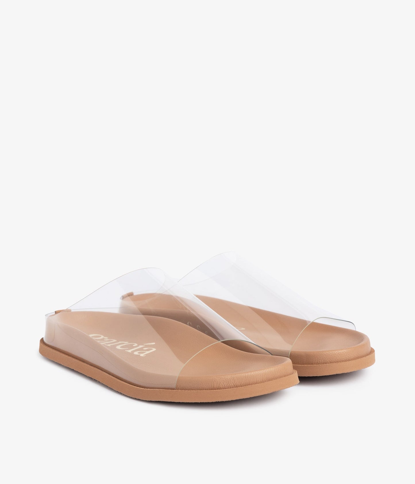 slide jelly beige leather darice aw25 pedro garcia 1
