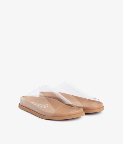 slide jelly beige leather darice aw25 pedro garcia 1