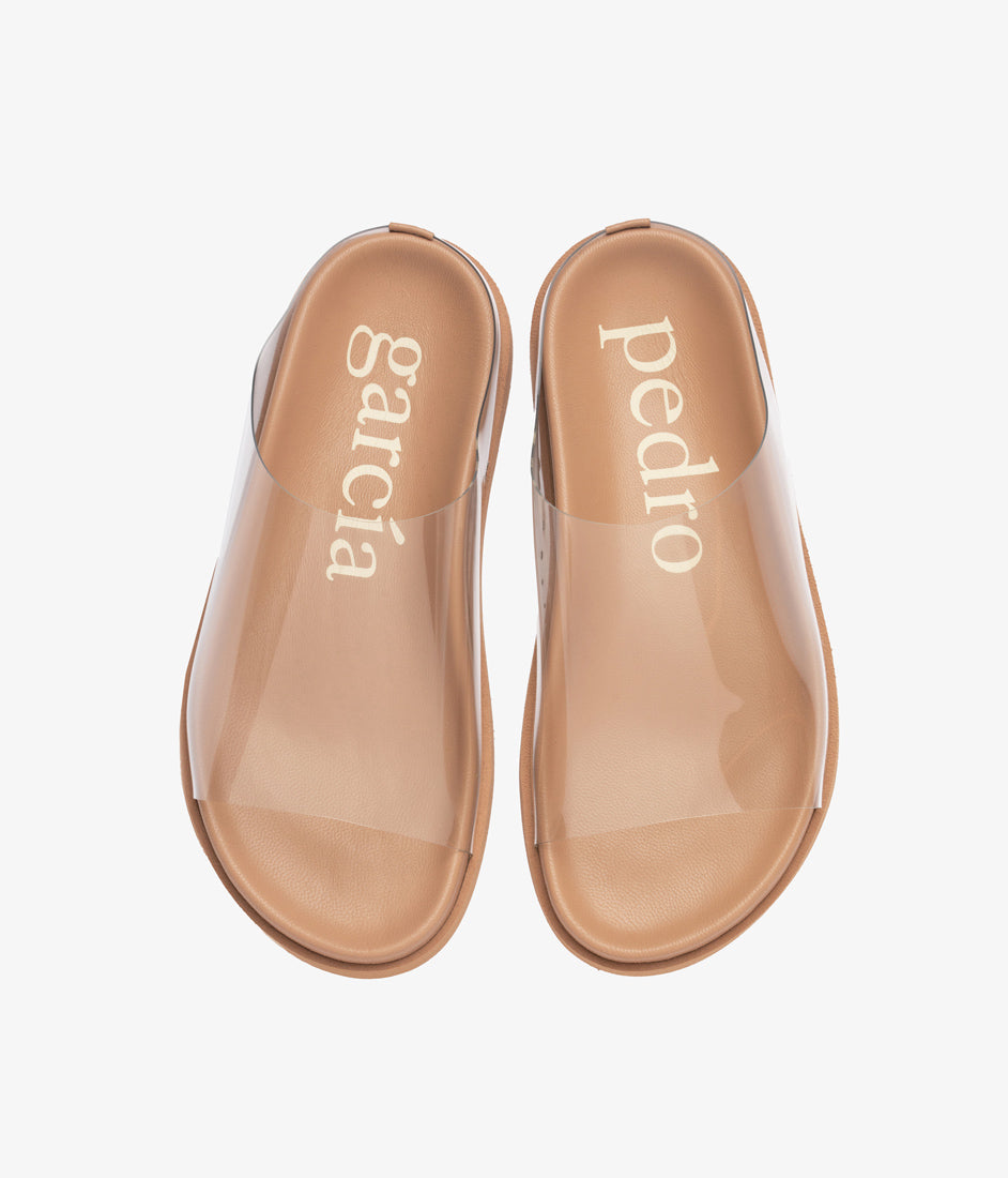 slide jelly beige leather darice aw25 Pedro garcia 4