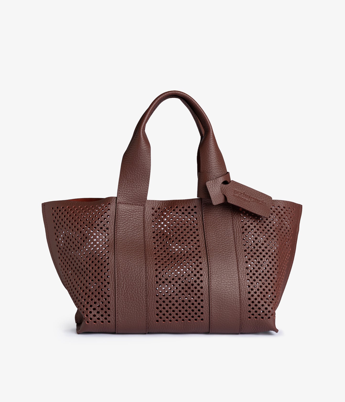 perfed tote / brunette cervo
