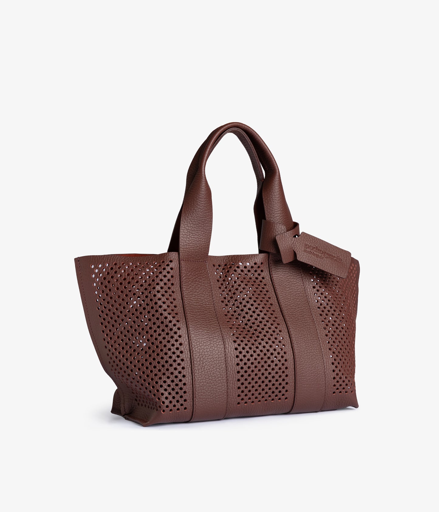 perfed tote / brunette cervo
