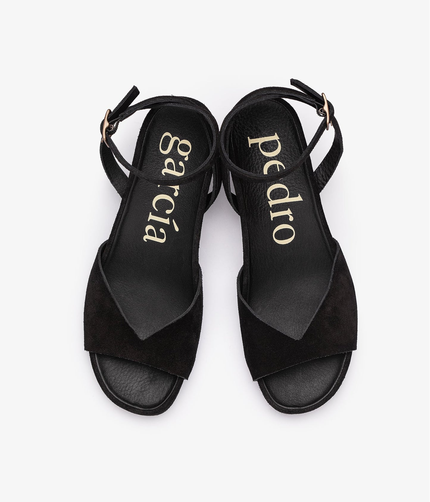wedge black suede wamika pedro garcia 4