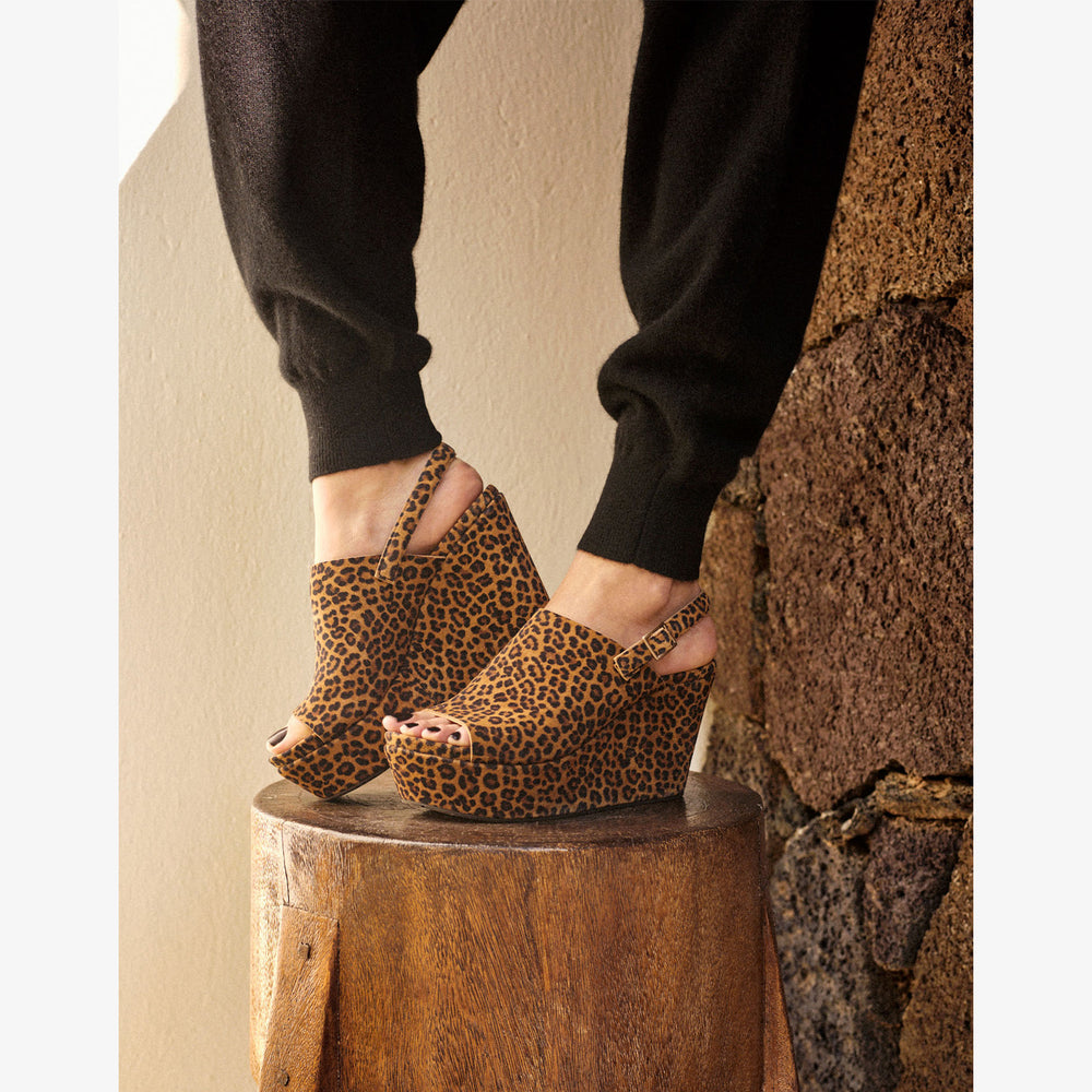 dirac / camel mini leopard castoro