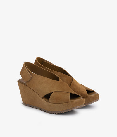 wedge criss cross sandal beige sandal federica aw25 pedro garcia 1