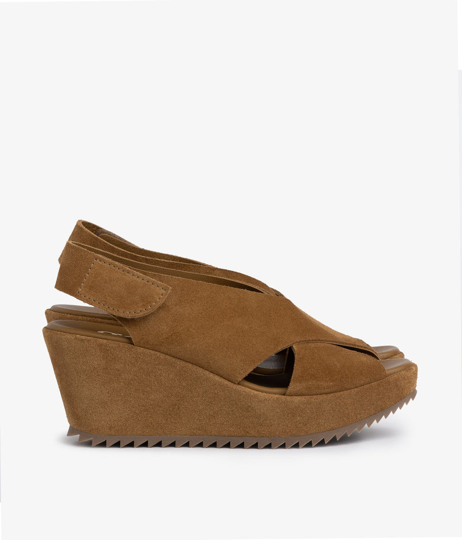 wedge criss cross sandal beige sandal federica aw25 pedro garcia 3
