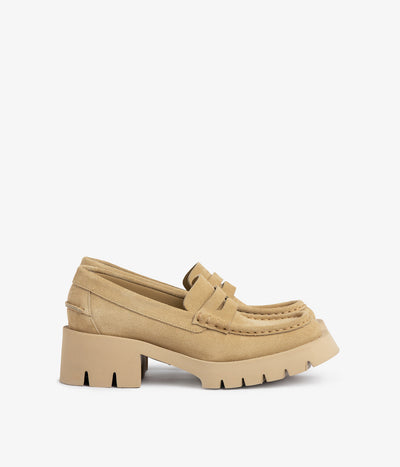 wedge loafer beige suede aw25 pedro garcia 1
