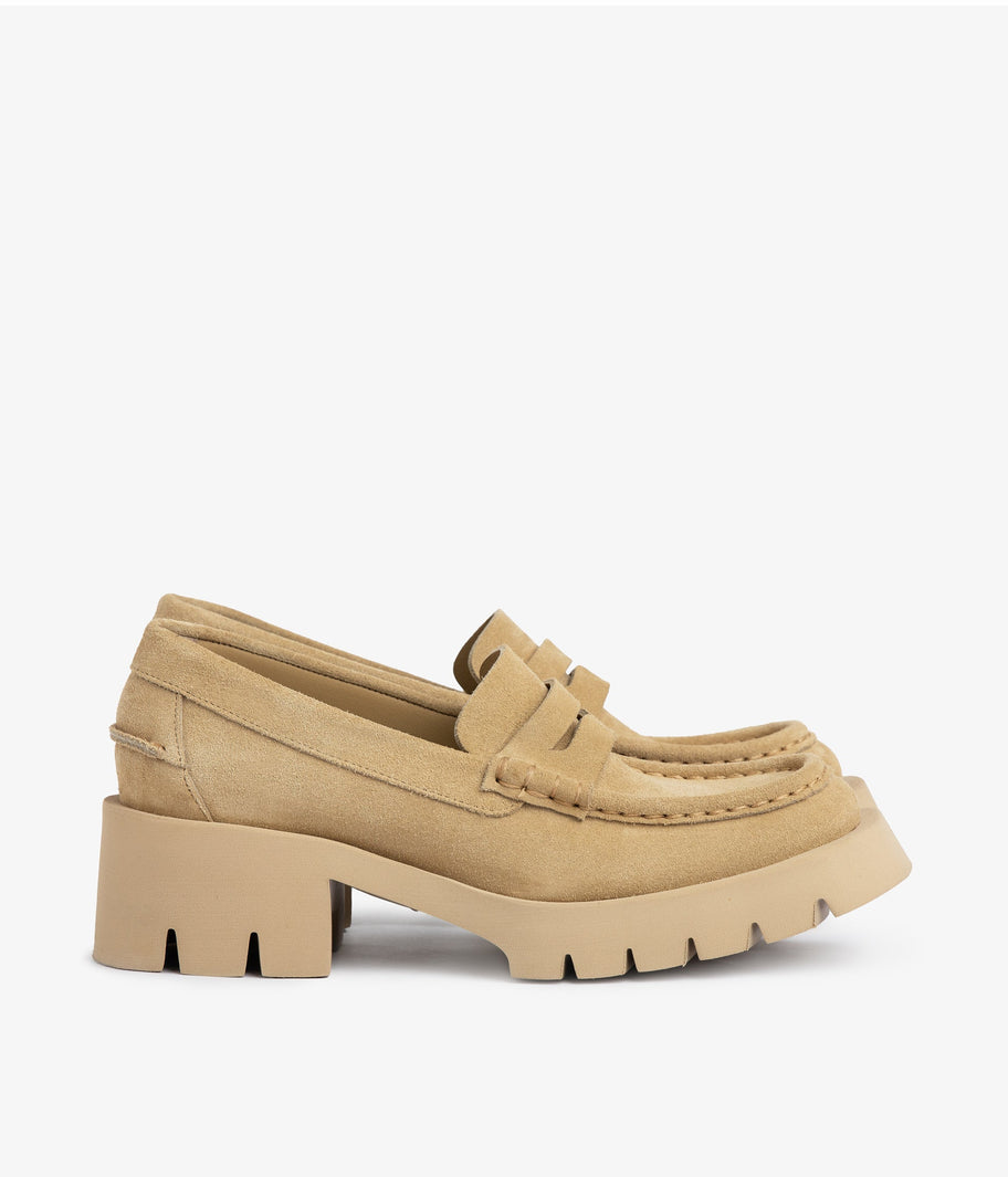 wedge loafer beige suede aw25 pedro garcia 3