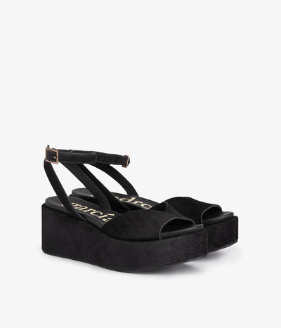 wedge sandal black suede nereida pedro garcia 1