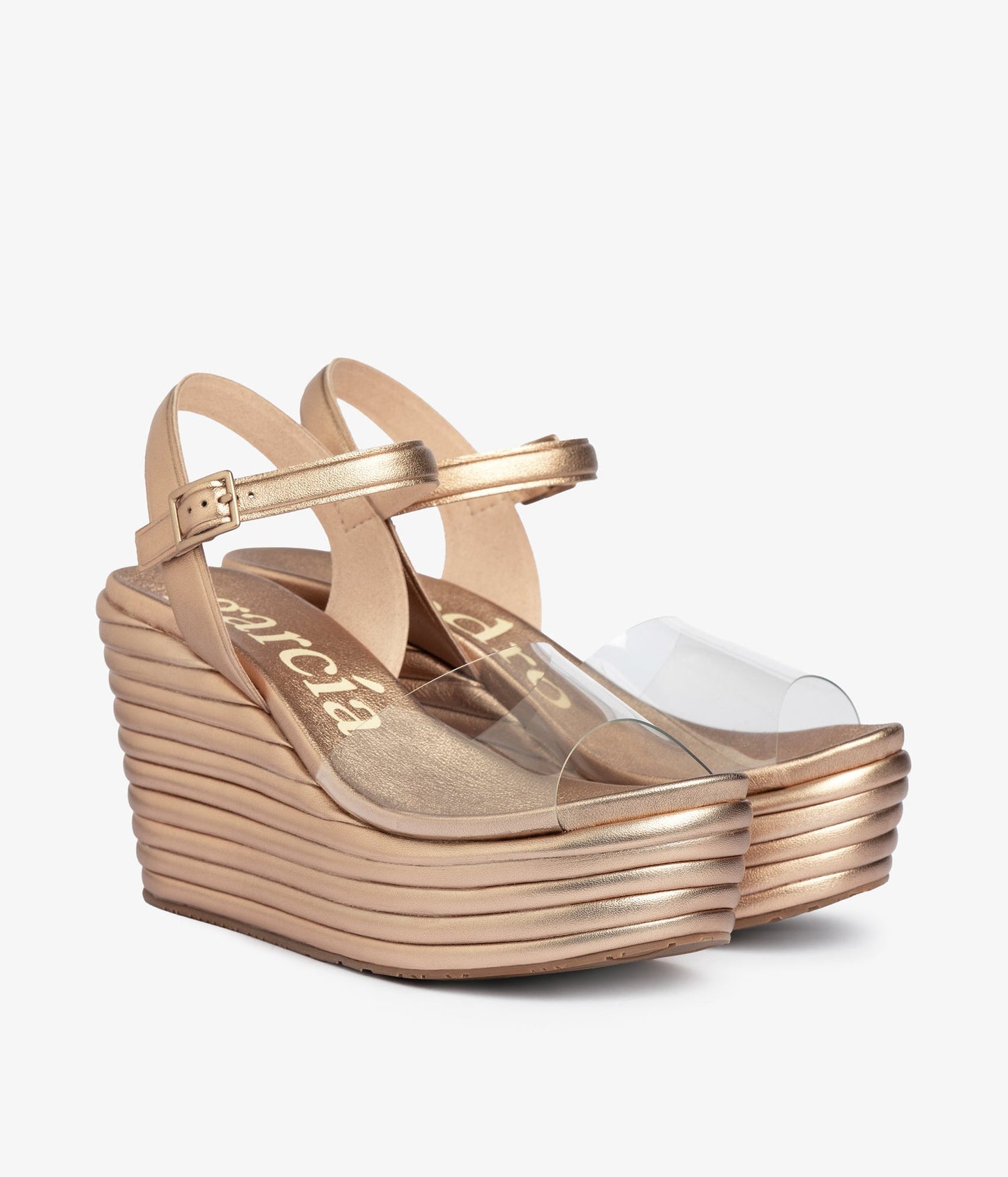 wedge sandal metallic leather danila aw25 pedro garcia 1