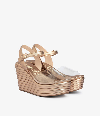 wedge sandal metallic leather danila aw25 pedro garcia 1