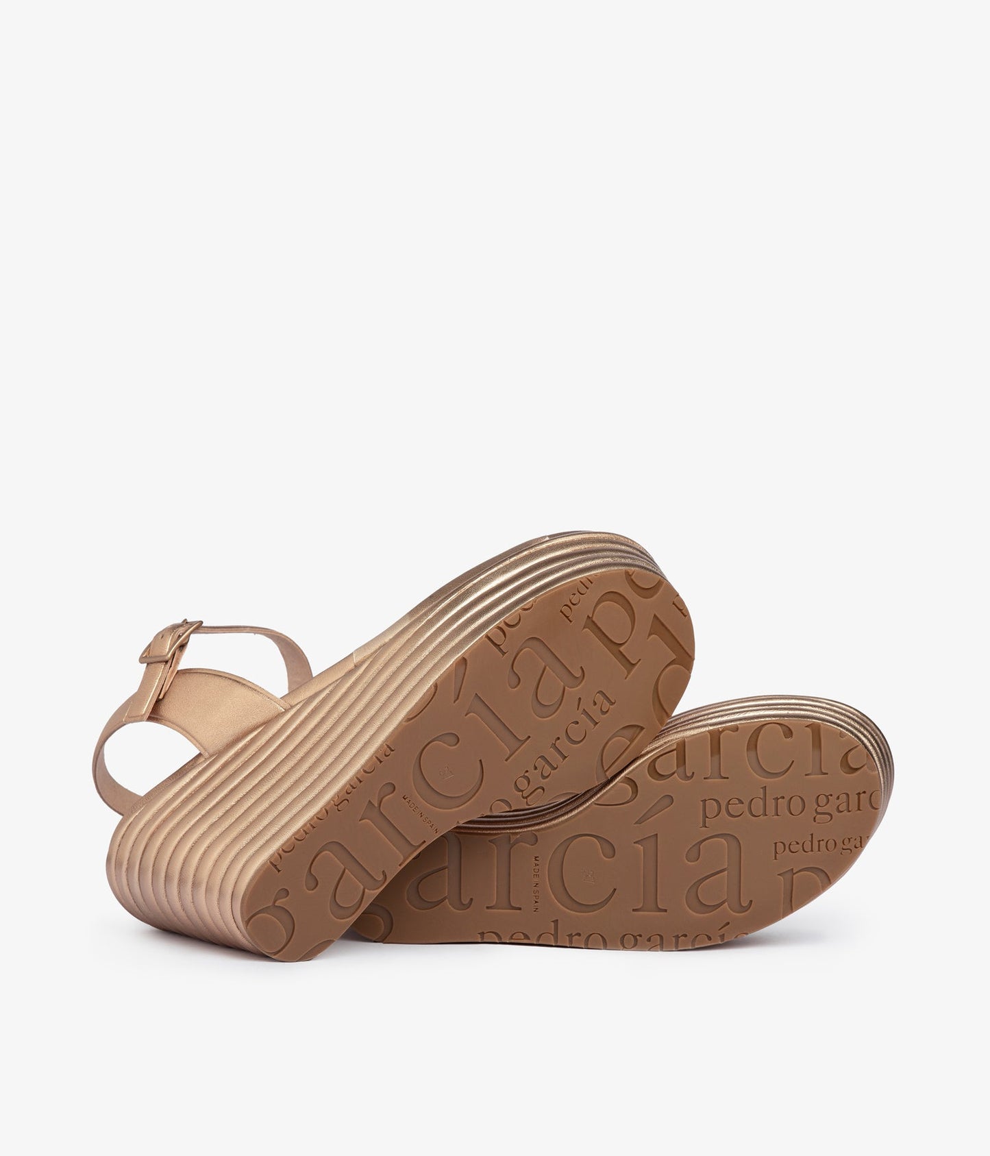 wedge sandal metallic leather danila aw25 pedro garcia 5