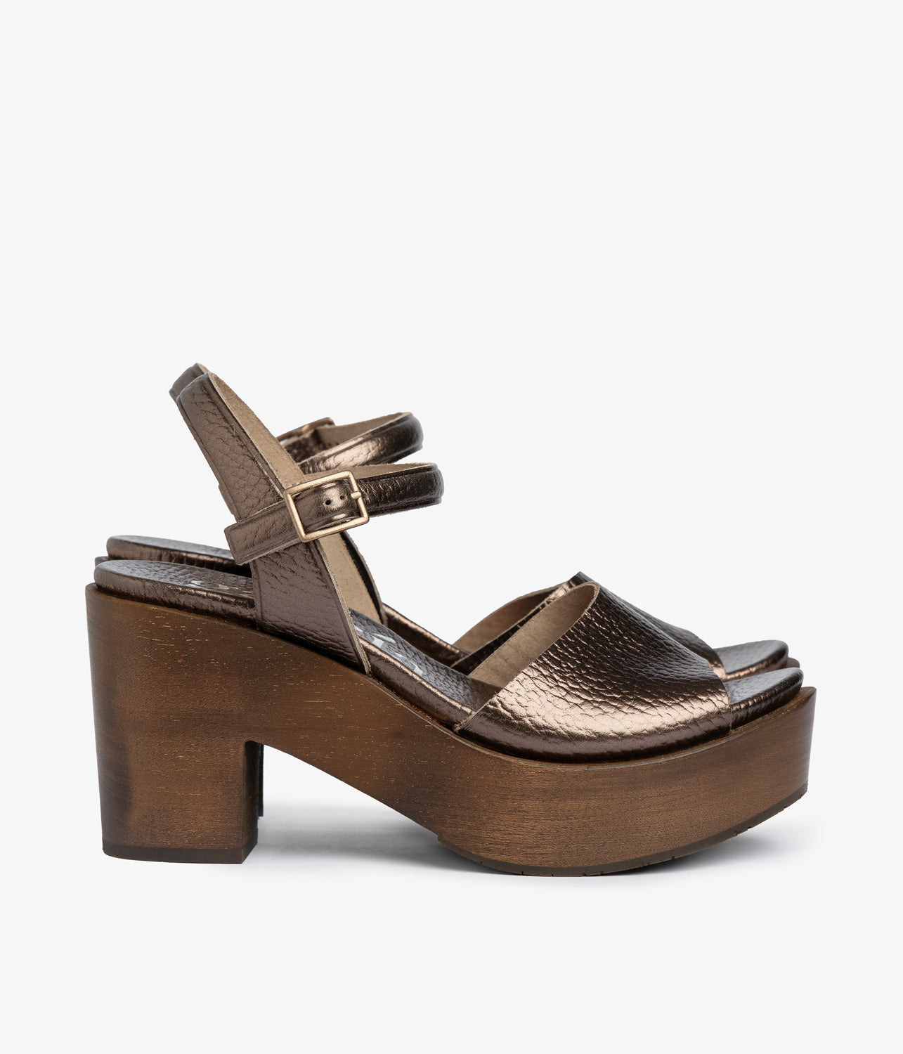 wedge sandal wood metallic leather danila aw25 pedro garcia 3