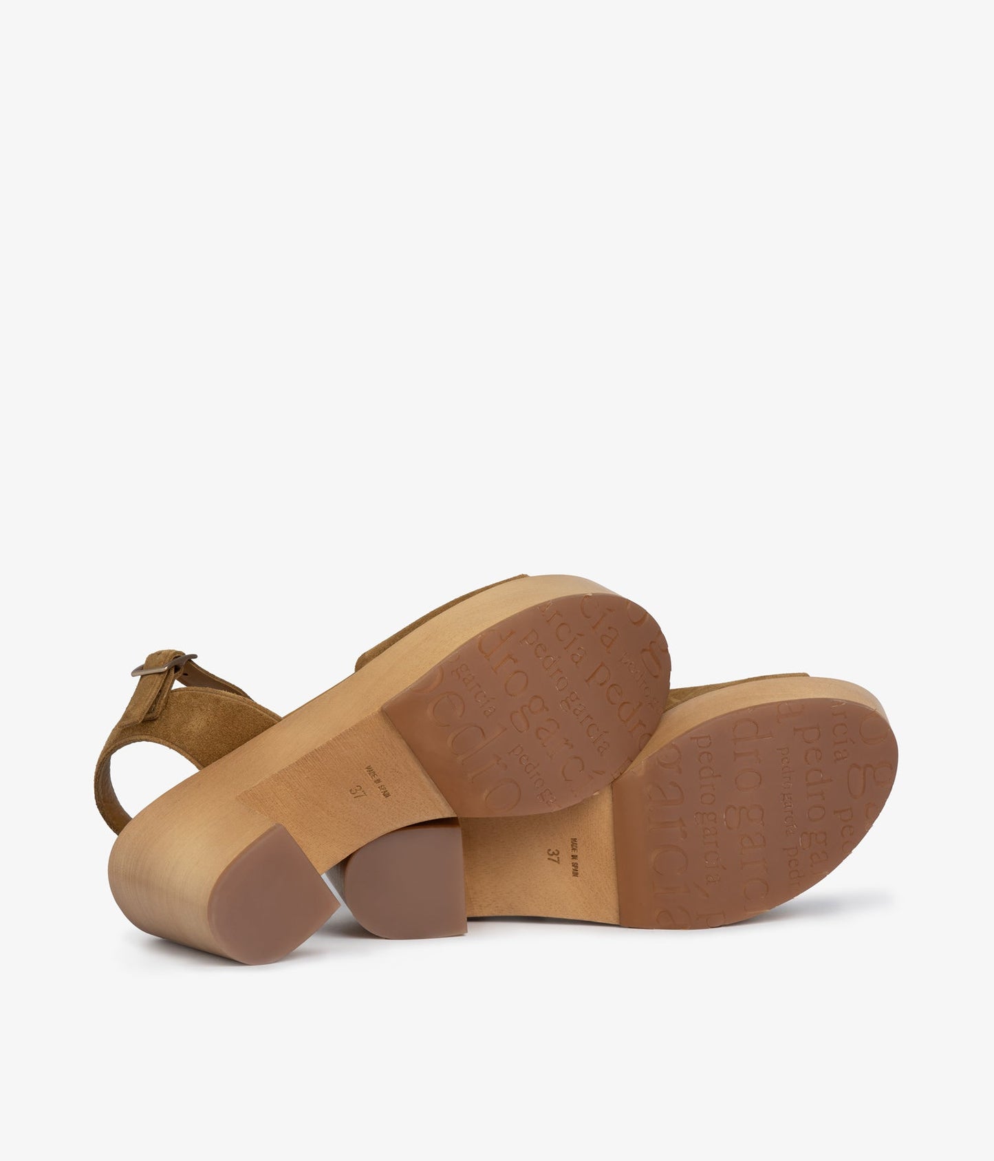 wedge wood sandal beige suede danila aw25 pedro garcia 5