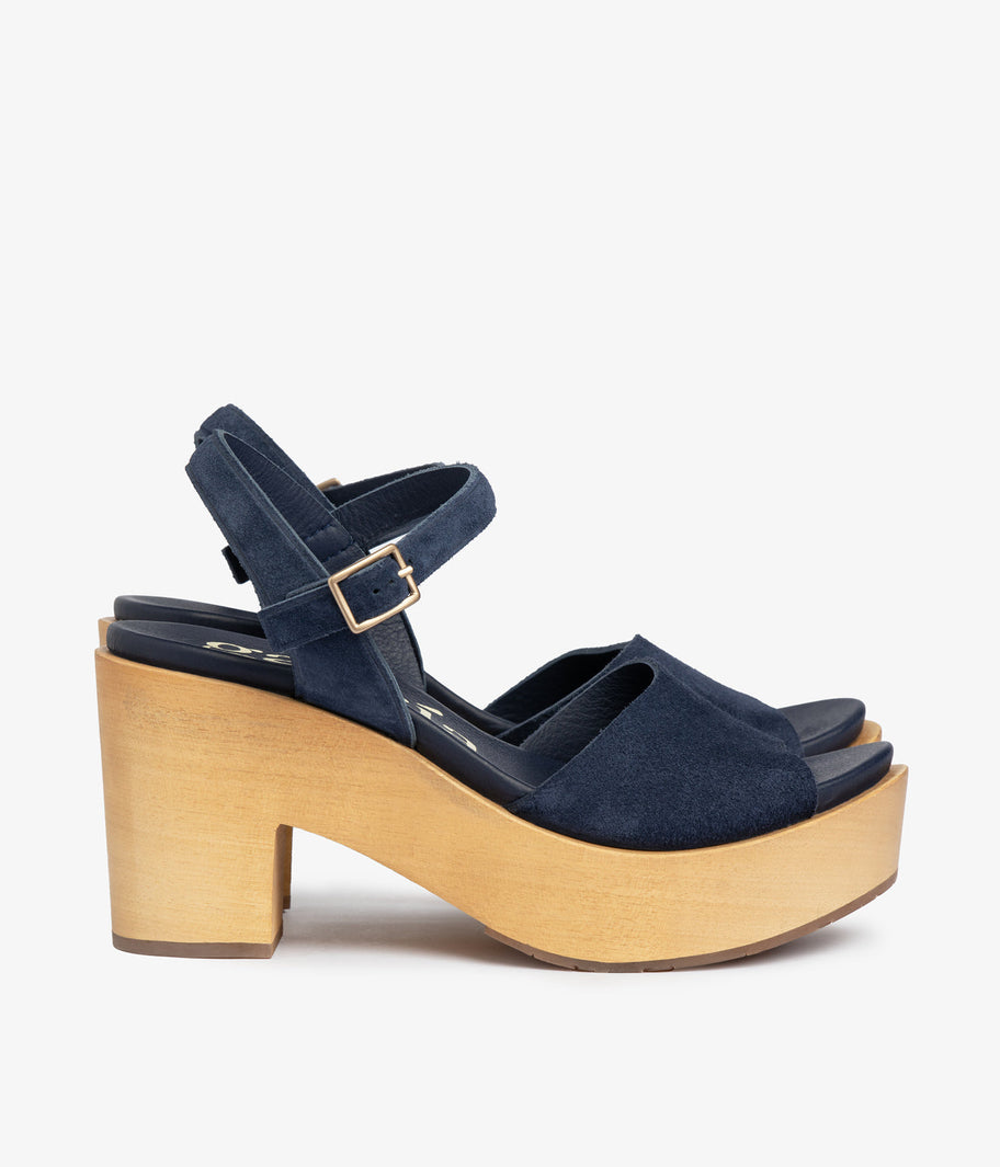 wedge wood sandal blue suede danila aw25 pedro garcia 3